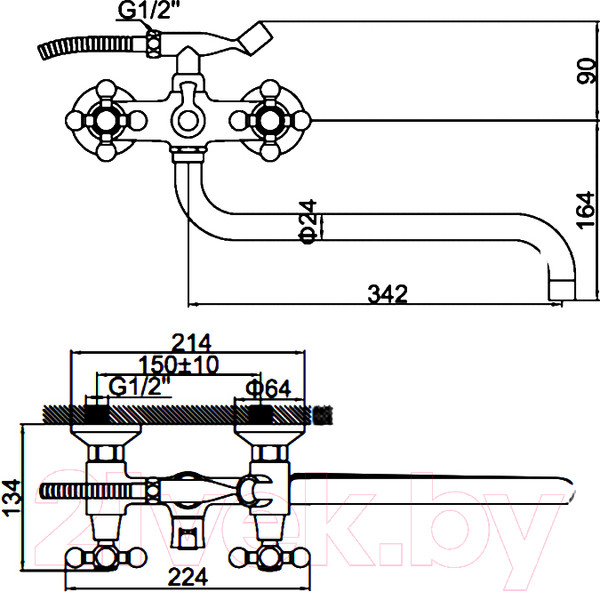 Изображение товара Смеситель Ledeme L2719