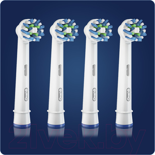 Изображение товара Набор насадок для зубной щетки Oral-B CrossAction EB50_4 (4шт)