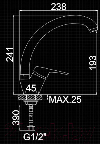 Изображение товара Смеситель Ledeme L5913