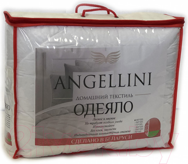 Изображение товара Одеяло Angellini 5с317о (172x205, белый)
