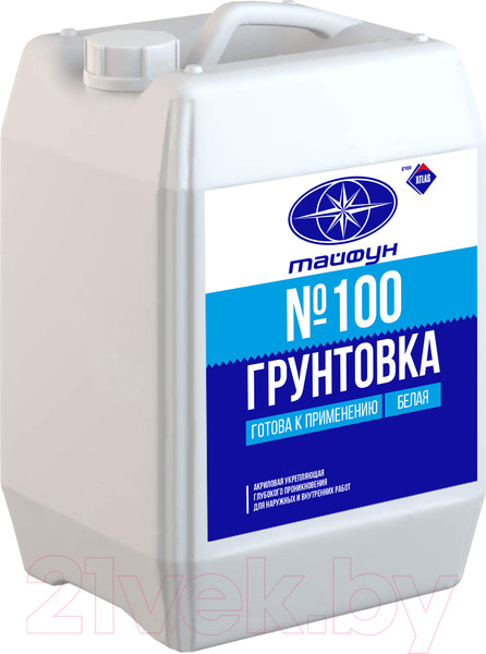 Грунтовка Тайфун Глубокопроникающая №100 (5л)