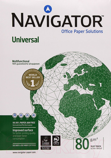 Изображение товара Бумага NAVIGATOR Paper Universal A4 80г/м 500л