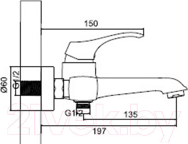Изображение товара Смеситель Ledeme L3242