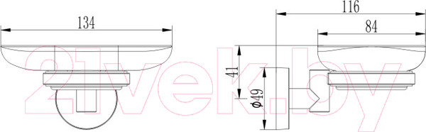 Изображение товара Мыльница Ledeme L1702