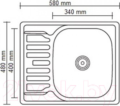 Изображение товара Мойка кухонная Ledeme L65848-L