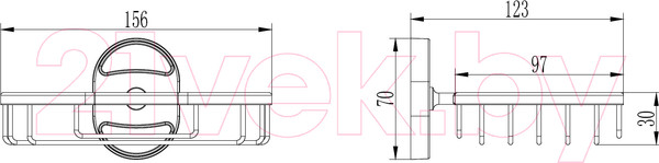 Изображение товара Мыльница Ledeme L1902-2