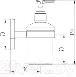 Изображение товара Дозатор для жидкого мыла Ledeme L1927