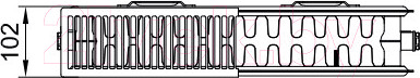 Изображение товара Радиатор стальной Kermi Therm X2 Line-Kompakt PLK Тип 22 505x1205 / PLK220501201N2K