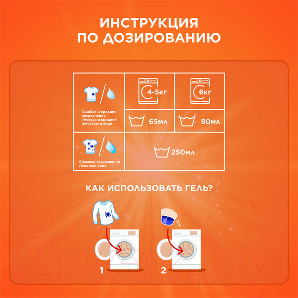Изображение товара Гель для стирки Tide Color (1.235л)