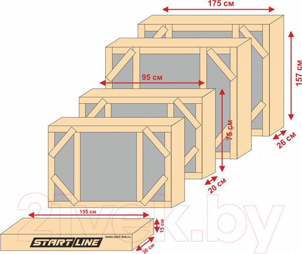 Изображение товара Теннисный стол Start Line City Strong Outdoor 60-717