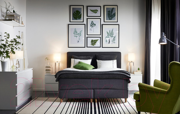 Изображение товара Прикроватная тумба Ikea Мальм 003.685.31 / 802.145.49