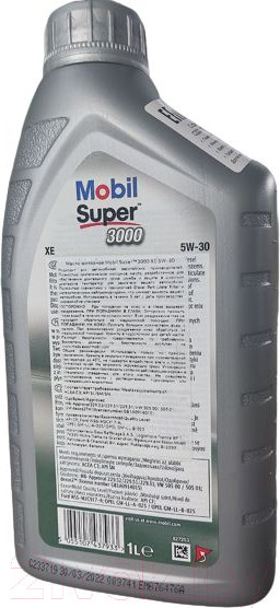 Изображение товара Моторное масло Mobil Super 3000 XE 5W30 / 152574 (1л)