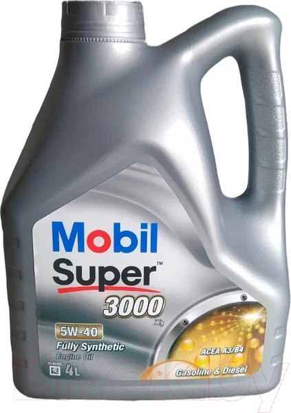 Изображение товара Моторное масло Mobil Super 3000 X1 5W40 / 152566 (4л)