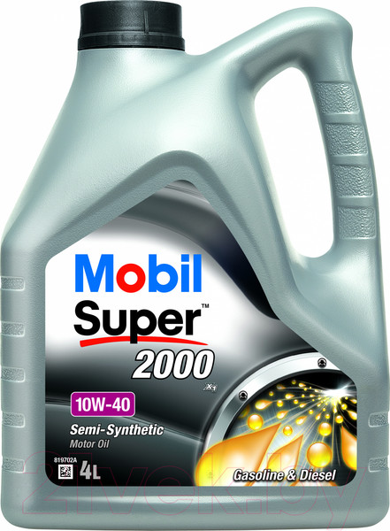 Изображение товара Моторное масло Mobil Super 2000 Х1 10W40 / 152568 (4л)