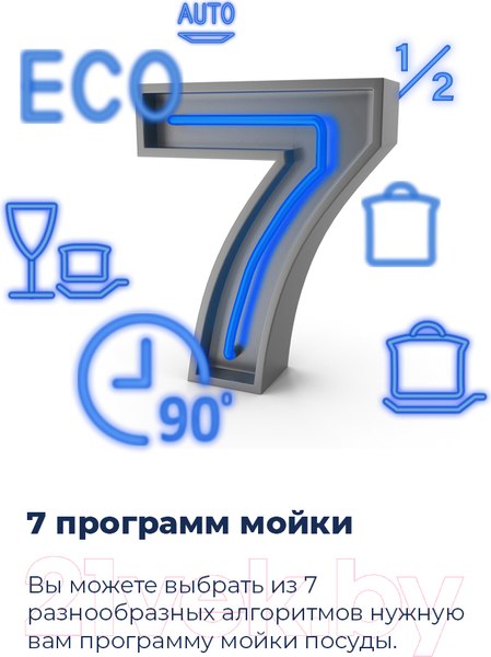 Изображение товара Посудомоечная машина Maunfeld MLP 08B