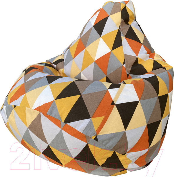 Изображение товара Бескаркасное кресло Flagman Груша Макси XXL Г2.4-06 (ромбик 04)