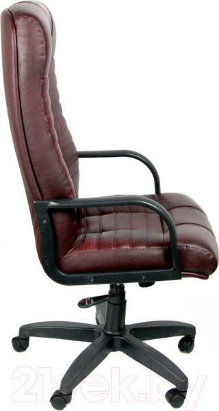 Изображение товара Кресло офисное Деловая обстановка Атлант Стандарт кожа люкс (бордовый)