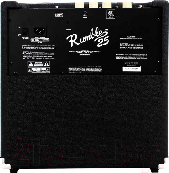 Изображение товара Комбоусилитель Fender Rumble 25