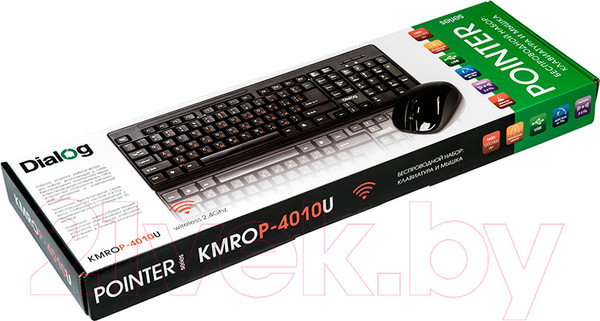 Изображение товара Комплект клавиатура и мышь Dialog Pointer KMROP-4010U