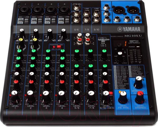 Изображение товара Микшерный пульт Yamaha MG-10XU