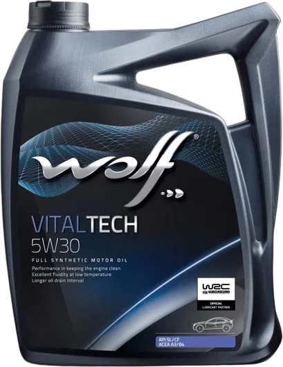 Изображение товара Моторное масло WOLF VitalTech 5W30 / 14115/4 (4л)