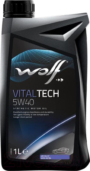 Изображение товара Моторное масло WOLF VitalTech 5W40 / 16116/1 (1л)