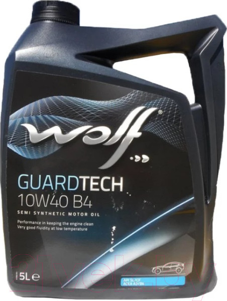 Изображение товара Моторное масло WOLF Guardtech B4 10W40 / 23127/5 (5л)