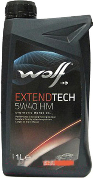 Изображение товара Моторное масло WOLF ExtendTech 5W40 HM / 28116/1 (1л)