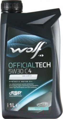 Изображение товара Моторное масло WOLF OfficialTech 5W30 C4 / 65608/1 (1л)