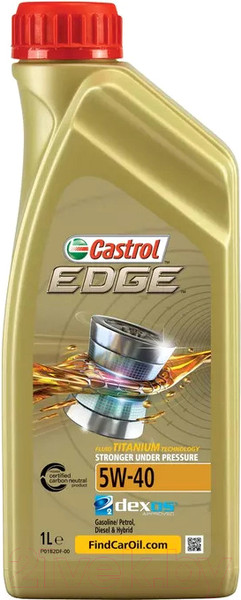 Изображение товара Моторное масло Castrol Edge 5W40 / 157B1B (1л)