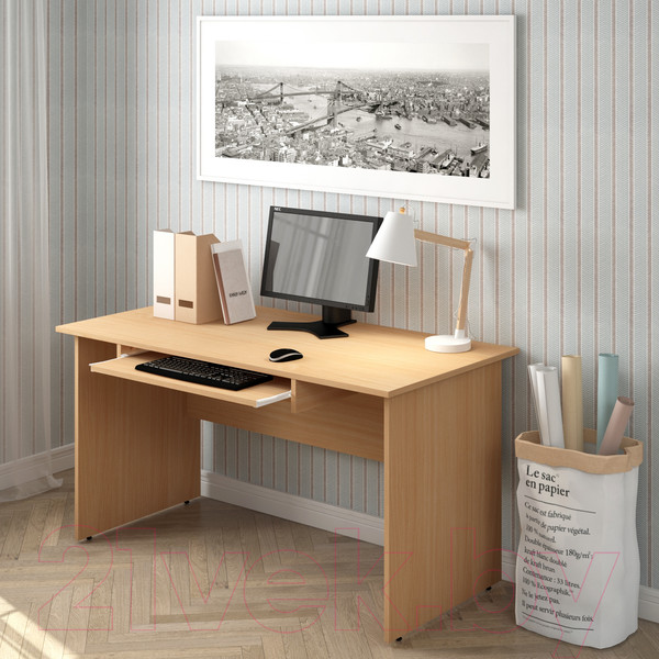 Изображение товара Полка для клавиатуры Славянская столица С-ПК2-06 (дуб сонома)