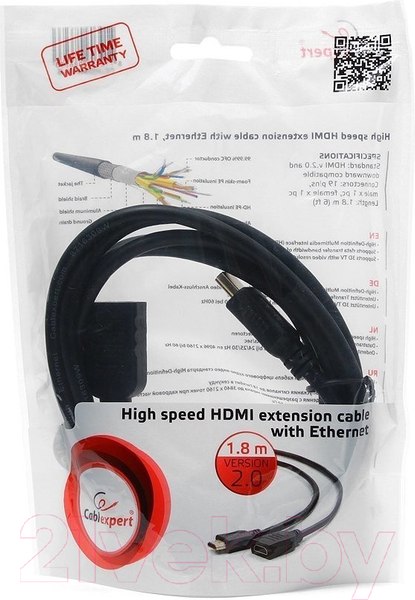 Изображение товара Удлинитель кабеля Cablexpert CC-HDMI4X-6