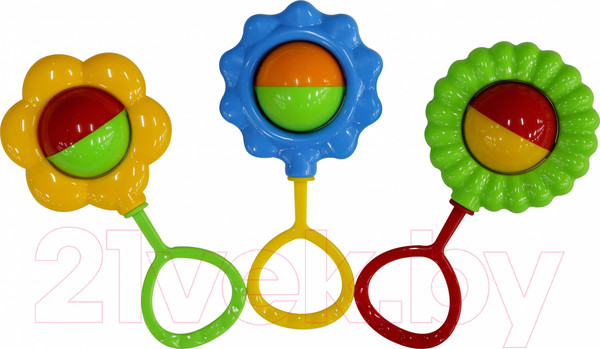 Изображение товара Набор погремушек Полесье Цветочек / 45638