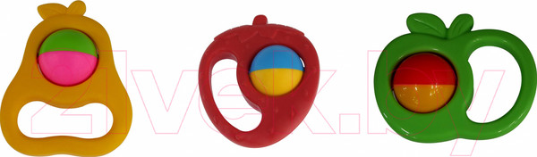 Изображение товара Набор погремушек Полесье Фрукты / 45645