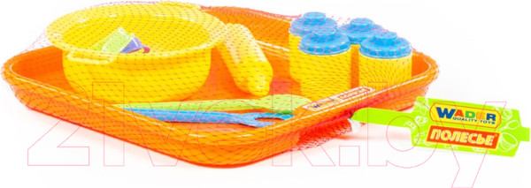 Изображение товара Набор игрушечной посуды Полесье Для выпечки №1 с подносом / 40749