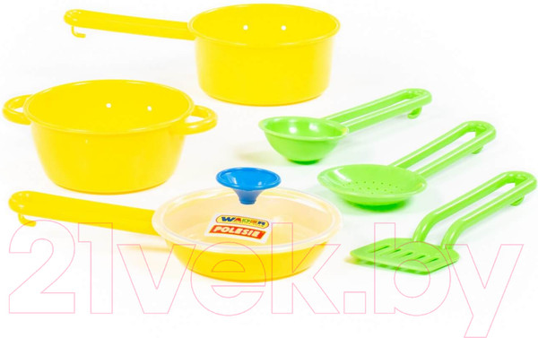 Изображение товара Набор игрушечной посуды Полесье Поварёнок №1 / 40688