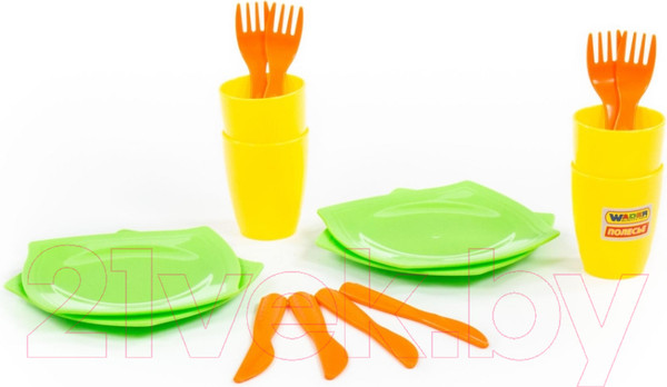 Изображение товара Набор игрушечной посуды Полесье Столовый / 40633