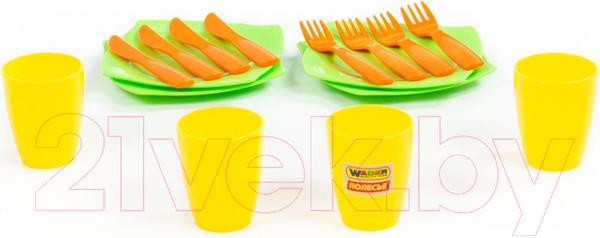 Изображение товара Набор игрушечной посуды Полесье Столовый / 40633