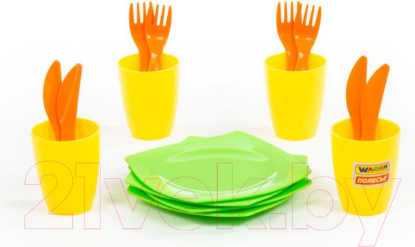 Изображение товара Набор игрушечной посуды Полесье Столовый / 40633