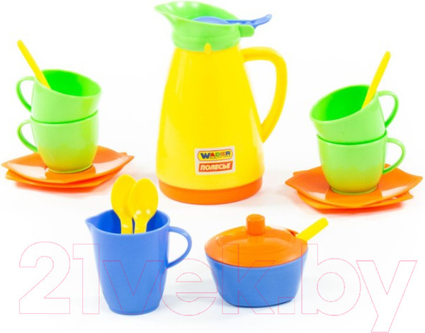 Изображение товара Набор игрушечной посуды Полесье Алиса на 4 персоны / 40619