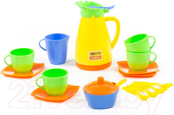 Изображение товара Набор игрушечной посуды Полесье Алиса на 4 персоны / 40619