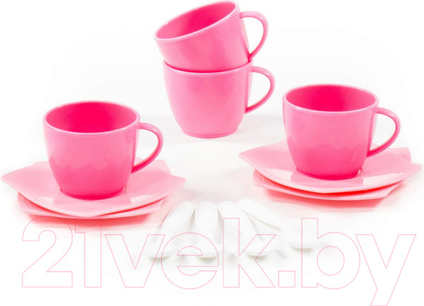 Изображение товара Набор игрушечной посуды Полесье Алиса на 4 персоны / 56023 (12эл)