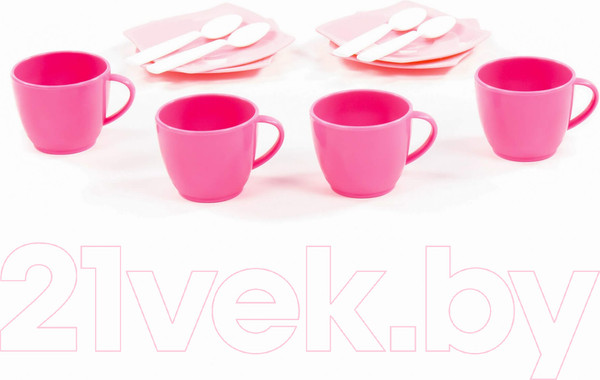 Изображение товара Набор игрушечной посуды Полесье Алиса на 4 персоны / 56023 (12эл)