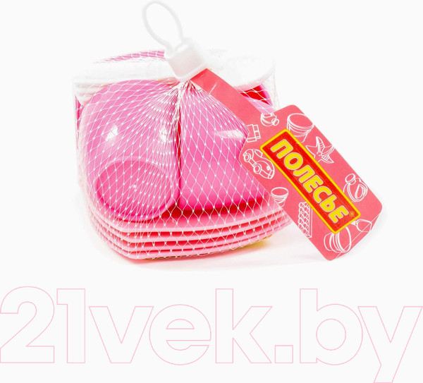 Изображение товара Набор игрушечной посуды Полесье Алиса на 4 персоны / 56023 (12эл)