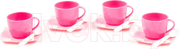 Изображение товара Набор игрушечной посуды Полесье Алиса на 4 персоны / 56023 (12эл)