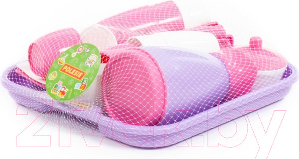 Изображение товара Набор игрушечной посуды Полесье Алиса на 4 персоны Pretty Pink / 40657