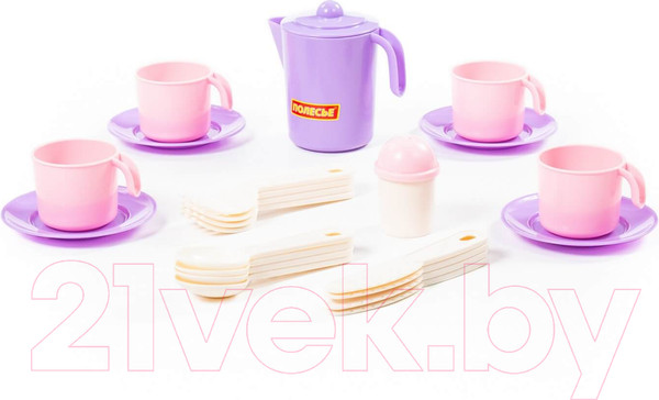 Изображение товара Набор игрушечной посуды Полесье Анюта на 4 персоны / 35943
