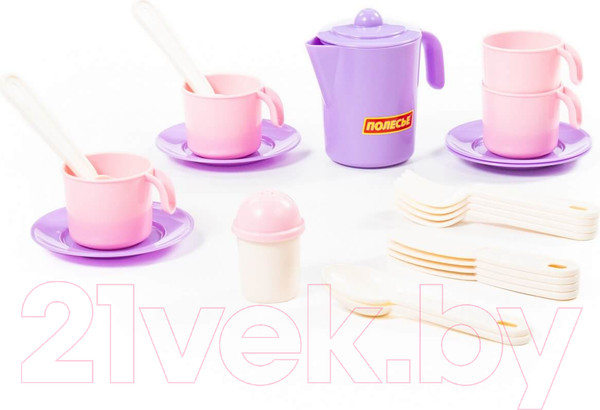 Изображение товара Набор игрушечной посуды Полесье Анюта на 4 персоны / 35943