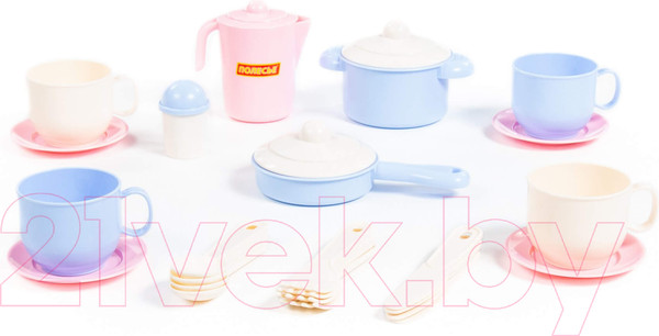 Изображение товара Набор игрушечной посуды Полесье Хозяюшка на 4 персоны / 35950