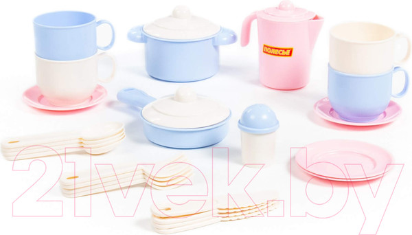 Изображение товара Набор игрушечной посуды Полесье Хозяюшка на 4 персоны / 35950